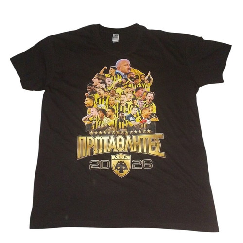 Aek Collectible Champions 2026 T-shirt new, medium size