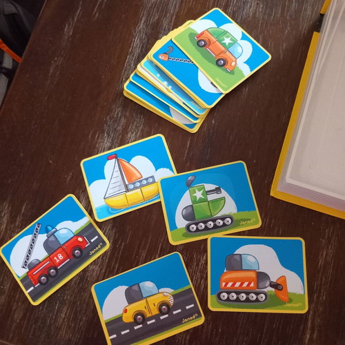 Janod Magnetic Book Vehicles like new