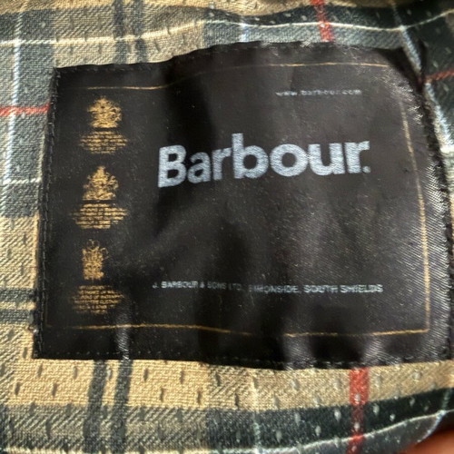 Barbour jacket like new, blue, size L