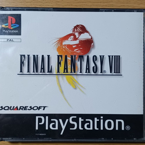 Final Fantasy VIII PlayStation PS1 game used, missing disc 1