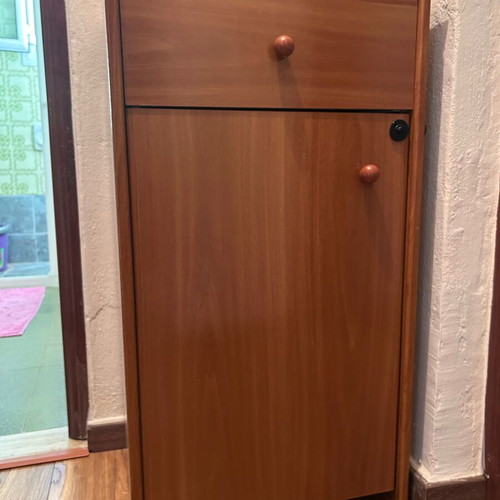 Wooden storage cabinet like new