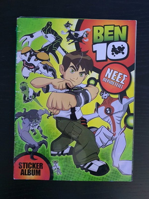 Album BEN 10 Νέες Περιπέτειες μεταχειρισμένο με 192 αυτοκόλλητα (93%)