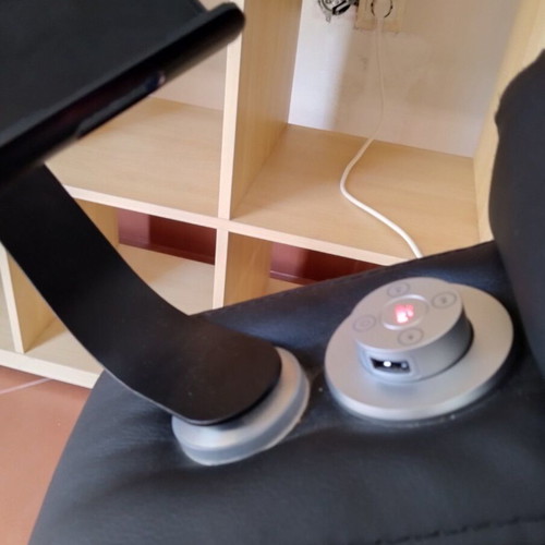 Electric recliner armchair with massage like new
