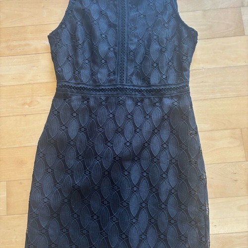 Black lace dress Mango new, size M