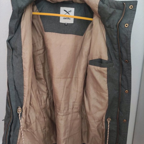 Iriedaily parka used, gray and beige, size M