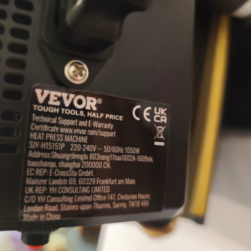 Vevor Heat Press Used For Clothes, Mugs, Hats 38x38cm