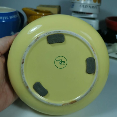 Vintage Dewar’s White Label promotional ashtray used