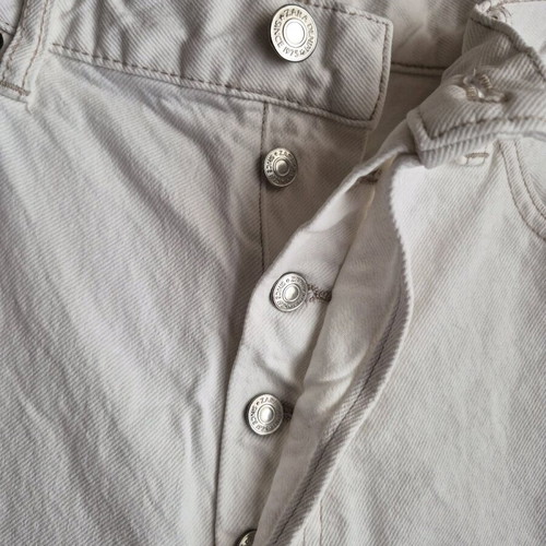 Zara men's white denim shorts like new, size M