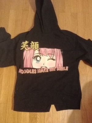 Zara girls' sweatshirt 11-12 years like new, black