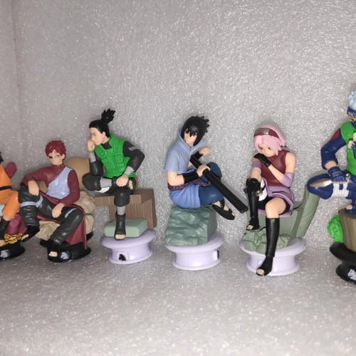 Naruto Shippuden anime figure set of 6, like new
