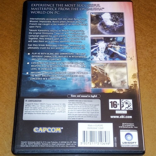 PC DVD-ROM Game Onimusha 3 new