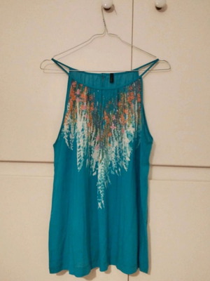 Benetton tirante blouse like new, multicolor, size M