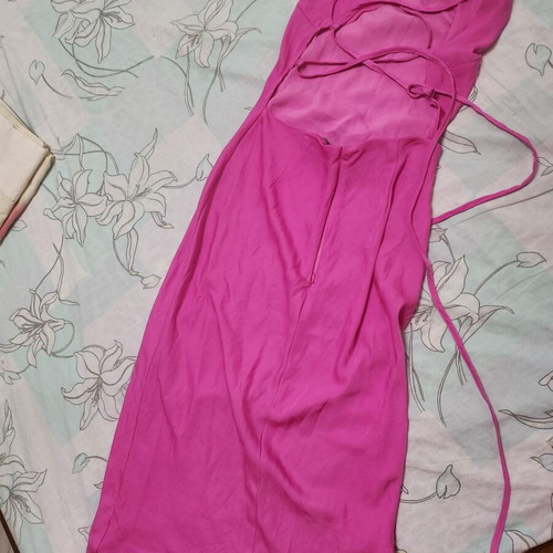 In Style long pink summer dress, size S