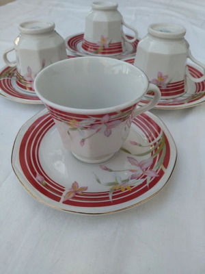 Fena Porzellan porcelain tea and coffee set 4 pcs like new