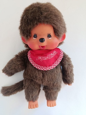 Monchhichi vintage λούτρινο κουκλάκι 20 εκ.