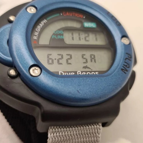 Dive Beans Bism Vintage Diving LCD Watch with Seiko Module, Like New