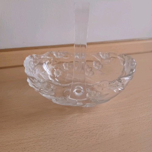 Crystal vintage basket fondue like new