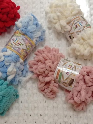 Alize Puffy Handmade Baby Blanket made to order, hypoallergenic