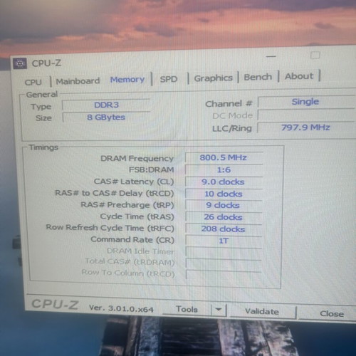 HyperX Fury 8GB DDR3 1866MHz RAM module