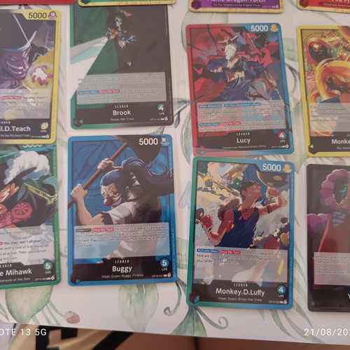 One Piece Panini cards