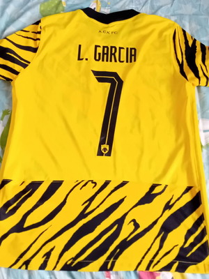 AEK Nike 2022 Levi Garcia football jersey new, collectible, size L