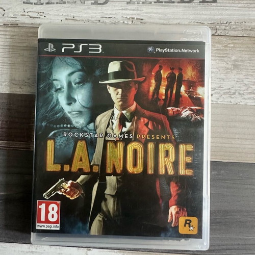 L.A. Noire PS3 game with manual by Rockstar Games