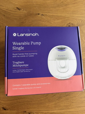 Lansinoh Single Wearable Breast Pump like new