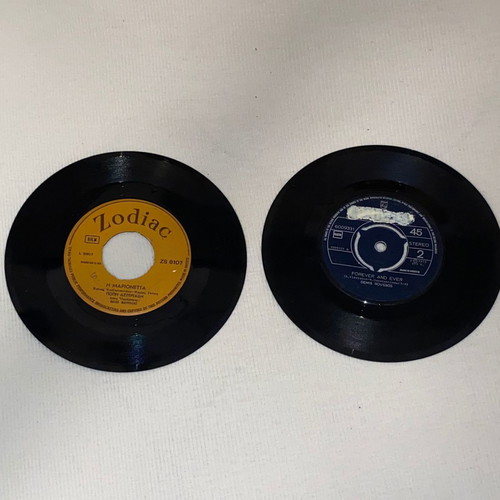 45 RPM records Popi Asteriadi and Demis Roussos collectible