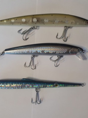 Artificial fishing lures new, spinning minnows