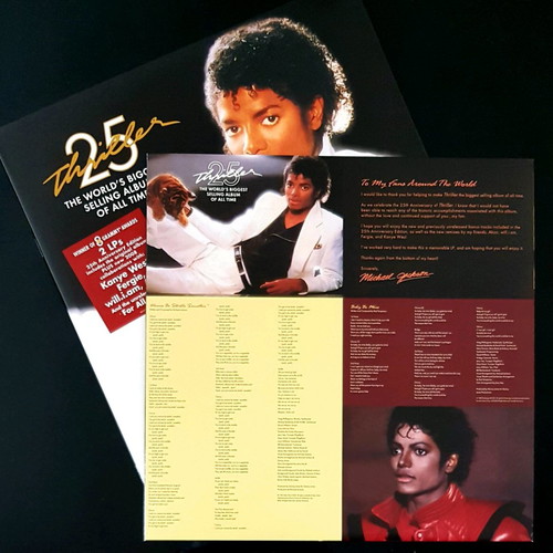Michael Jackson Thriller 25th Anniversary Deluxe Edition double LP like new