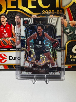 2025-26 Panini Select Euroleague Shane Larkin White Scope карта нова