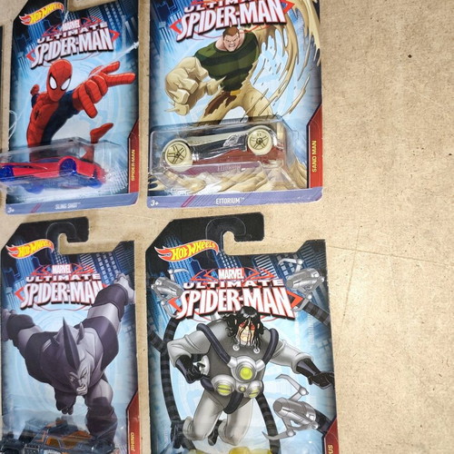 Hot Wheels Marvel Ultimate Spiderman set of 6 cars new