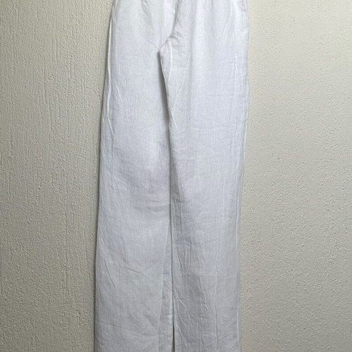 Linen pants Designed by Si like new, size S, white
