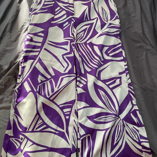 Marella zip culotte pants with patterns, lightweight, new, size XL