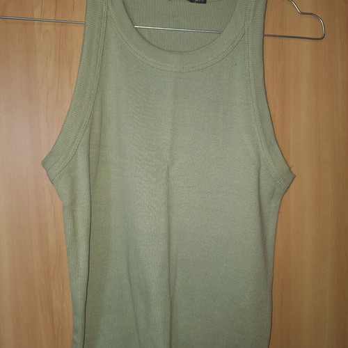 Stradivarius Khaki Blouse like new, size XL
