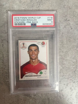 Ronaldo 2018 World Cup Sticker #118 like new