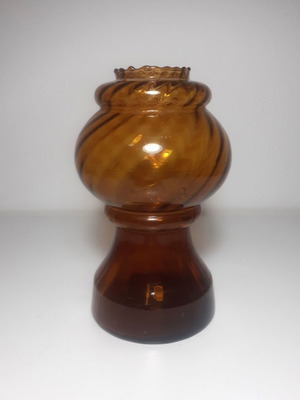 Decorative glass vase vintage used