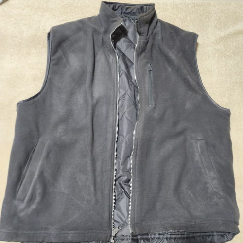 Men's Sleeveless Jacket used, gray, size XXL
