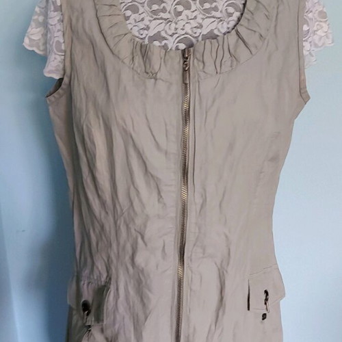Ofelia Unique Dress with Metallic Thread L/XL like new