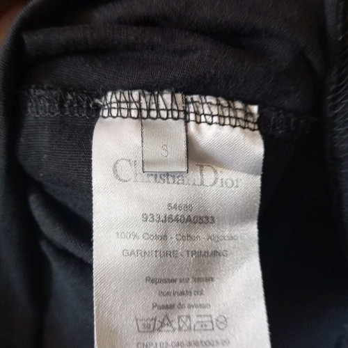 Dior t-shirt size S like new, black