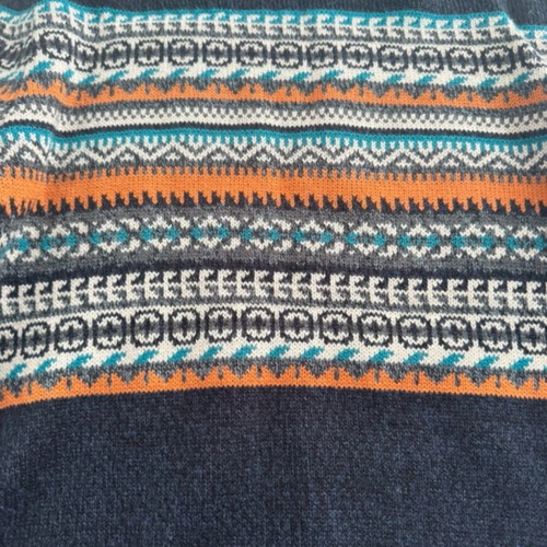 Pull & Bear men's knitted sweater XS used, multicolor