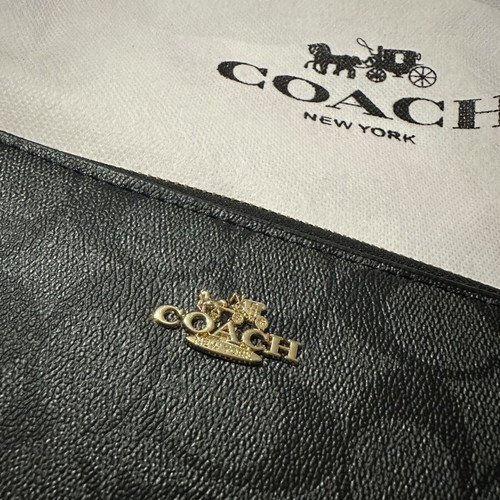 Coach wallet black new