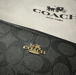Coach wallet black new