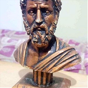 Σοφοκλής αρχαίος έλληνας φιλόσοφος αλάβαστρο προτομη 15εκ.60s