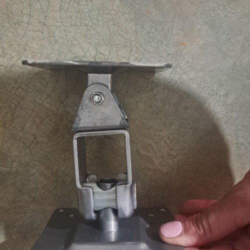 Metal TV and Monitor Mount Used with Adjustable Tilt and Rotation