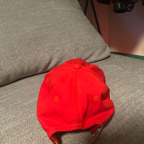 Lacoste hat red like new