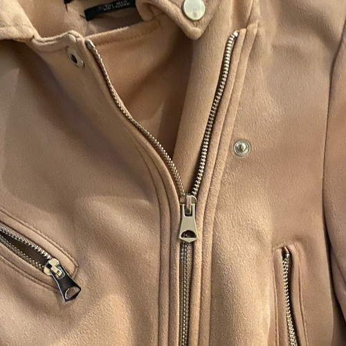 Pull&Bear suede jacket new, size Small, beige pink