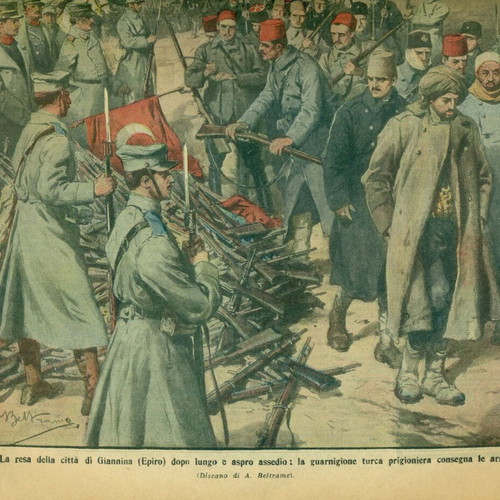 Old magazines Ioannina The Liberation 1913 used, Italian magazine cover