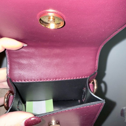 Small Bordeaux Shoulder Bag Atelier De L' Armee new