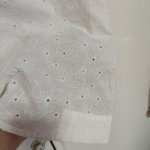 Women's cotton blouse used, white, loose fit, sizes L and XL